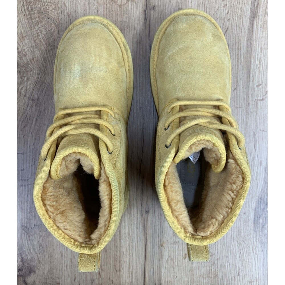UGG Kids Neumel II Unisex Chukka Boots 1017320K Big Bird School Yellow Size 5 - Picture 12 of 16